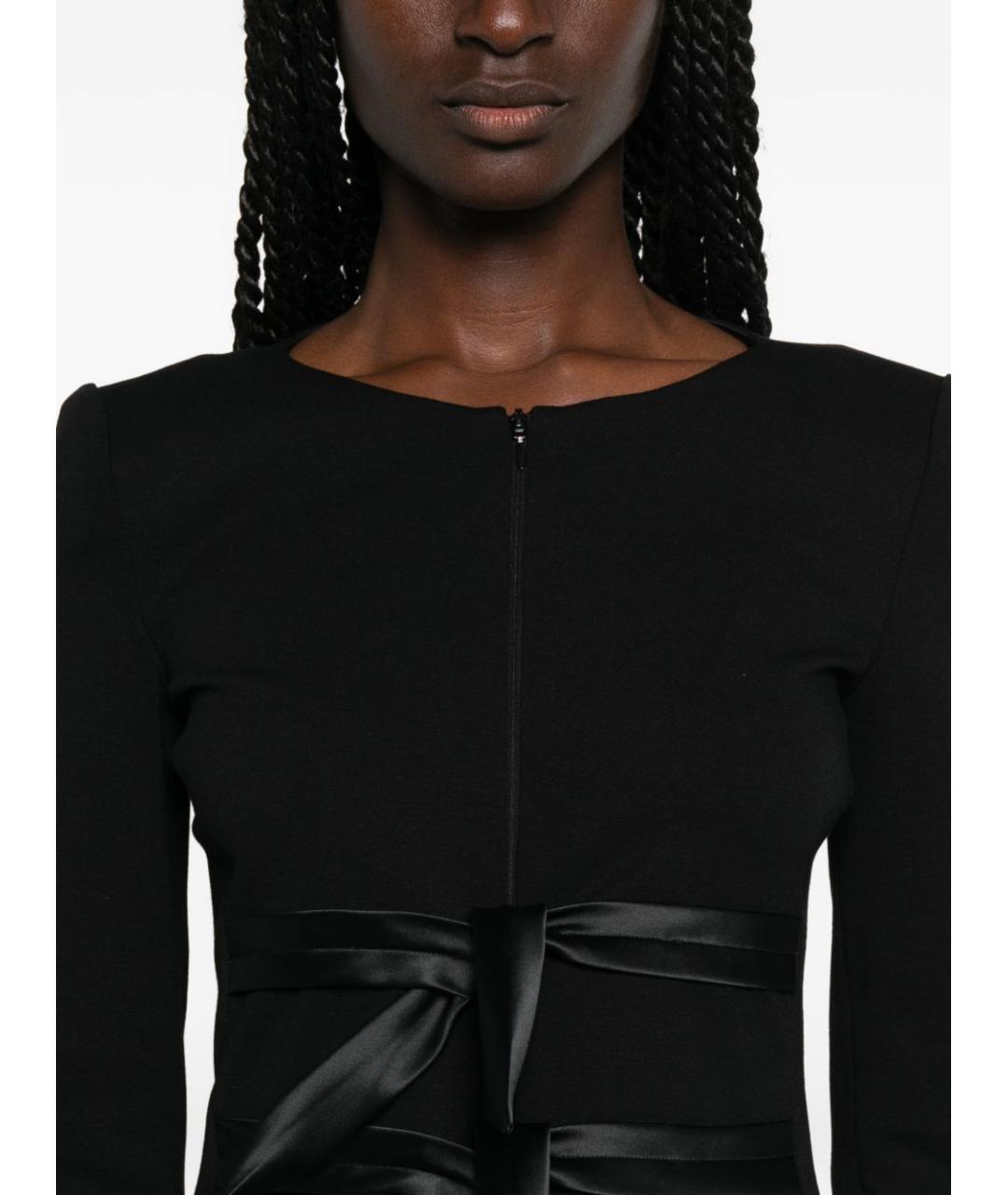 EMPORIO ARMANI Черная полиамидовая куртка, фото 2