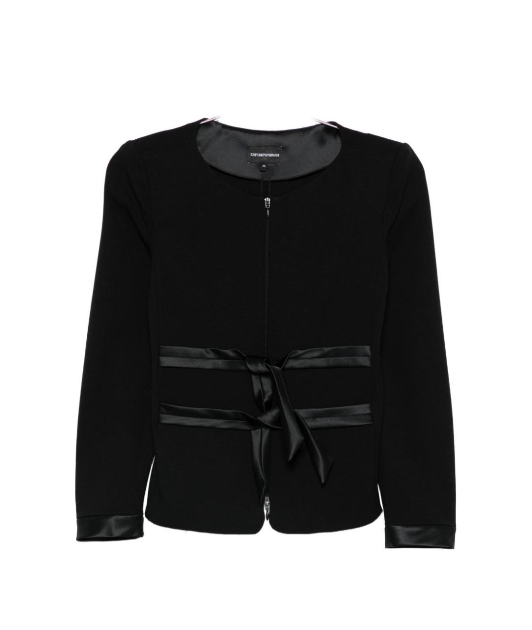 EMPORIO ARMANI Черная полиамидовая куртка, фото 1