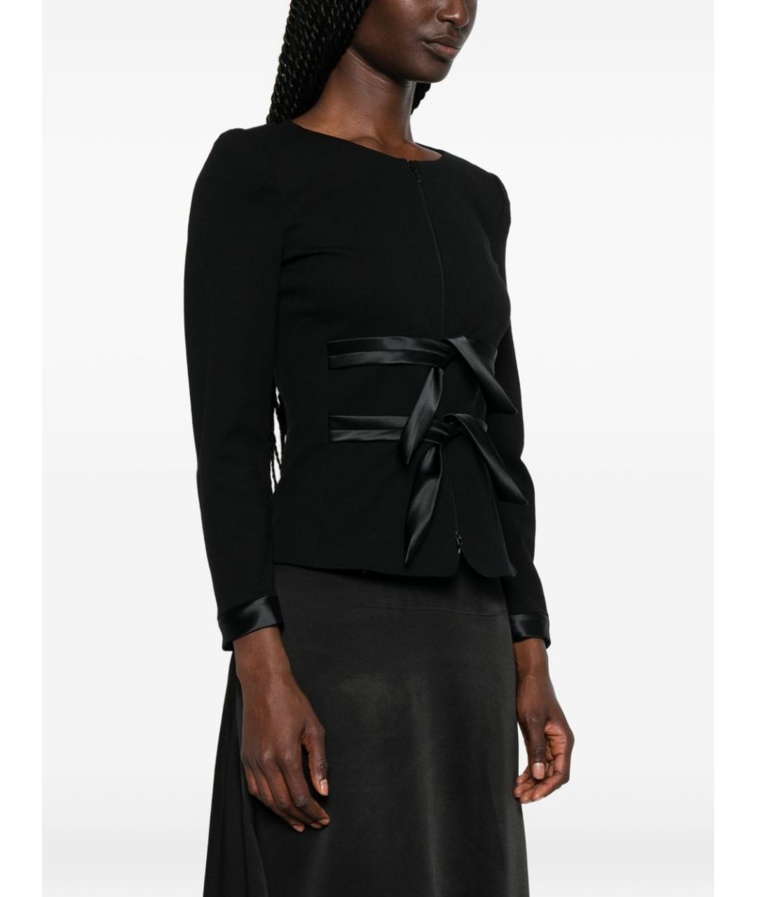 EMPORIO ARMANI Черная полиамидовая куртка, фото 3