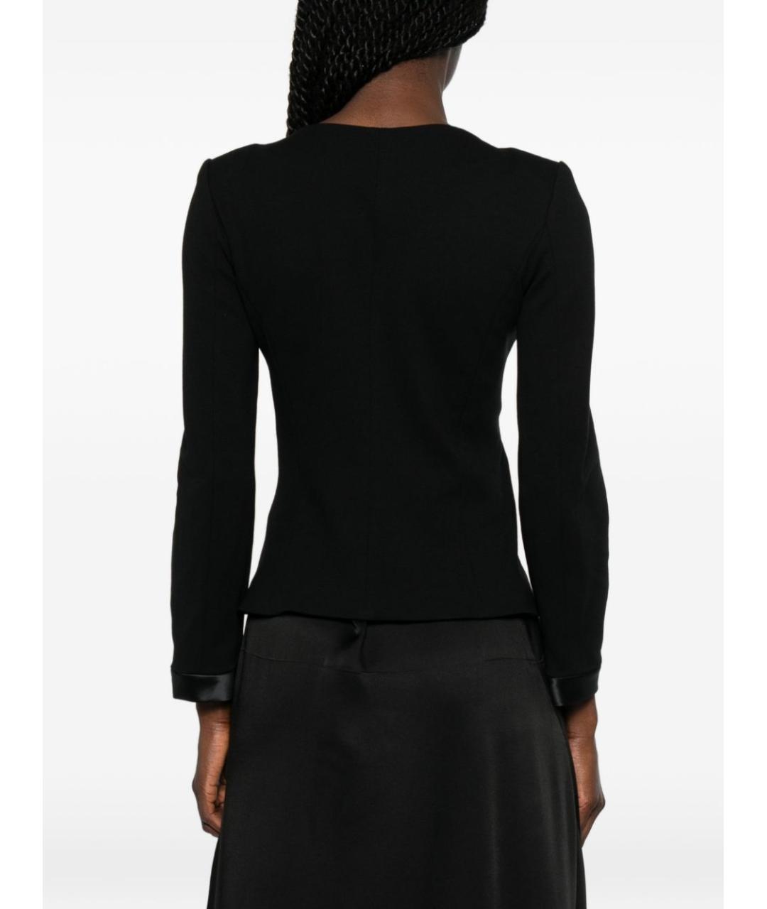 EMPORIO ARMANI Черная полиамидовая куртка, фото 4