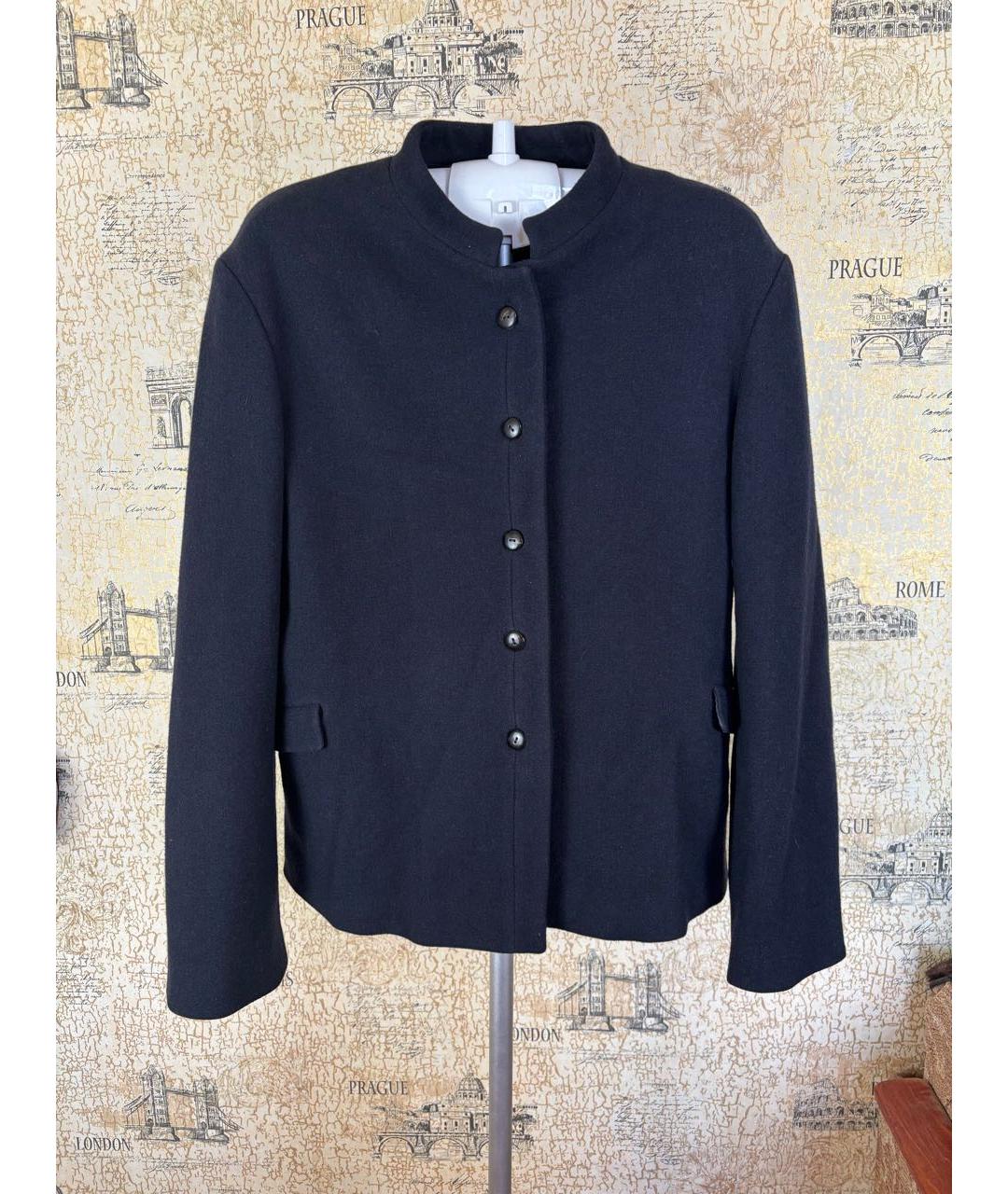 JIL SANDER Темно-синий кашемировый жакет/пиджак, фото 8