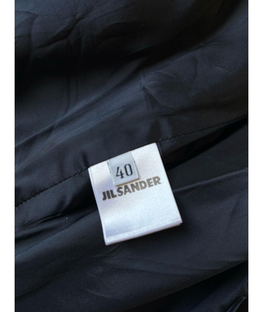 JIL SANDER Темно-синий кашемировый жакет/пиджак, фото 5