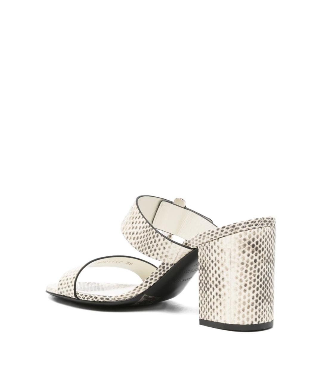 EMPORIO ARMANI Мульти кожаные мюли, фото 2