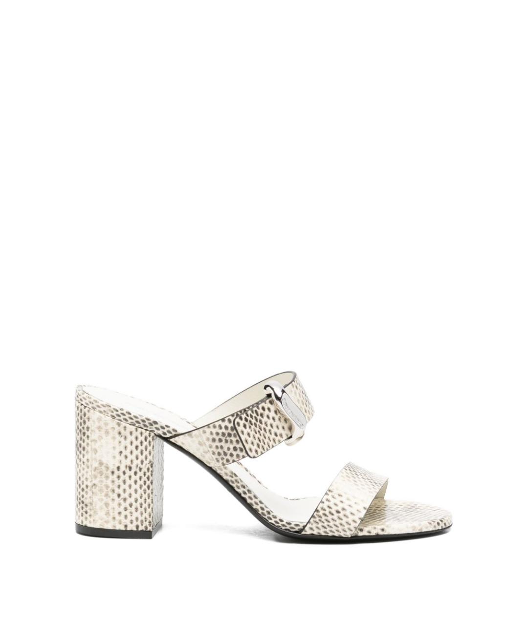 EMPORIO ARMANI Мульти кожаные мюли, фото 1