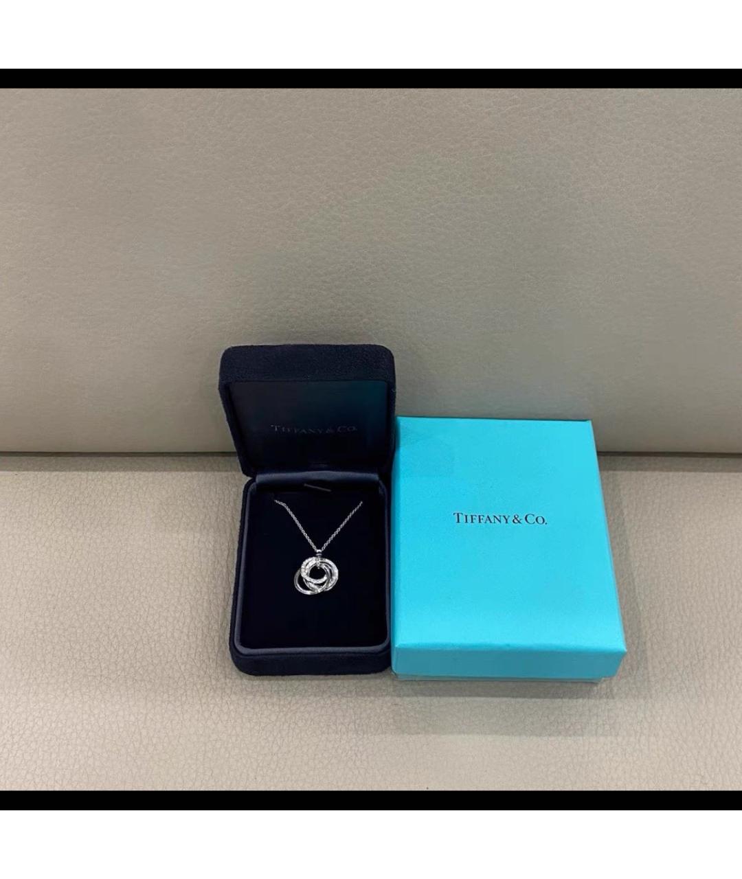 TIFFANY&CO Белая подвеска из белого золота, фото 2