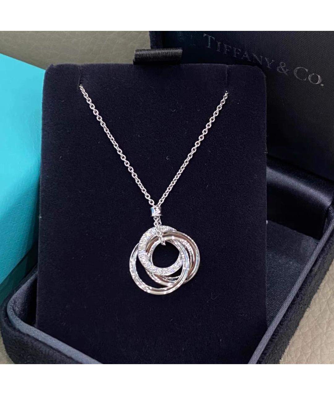TIFFANY&CO Белая подвеска из белого золота, фото 3