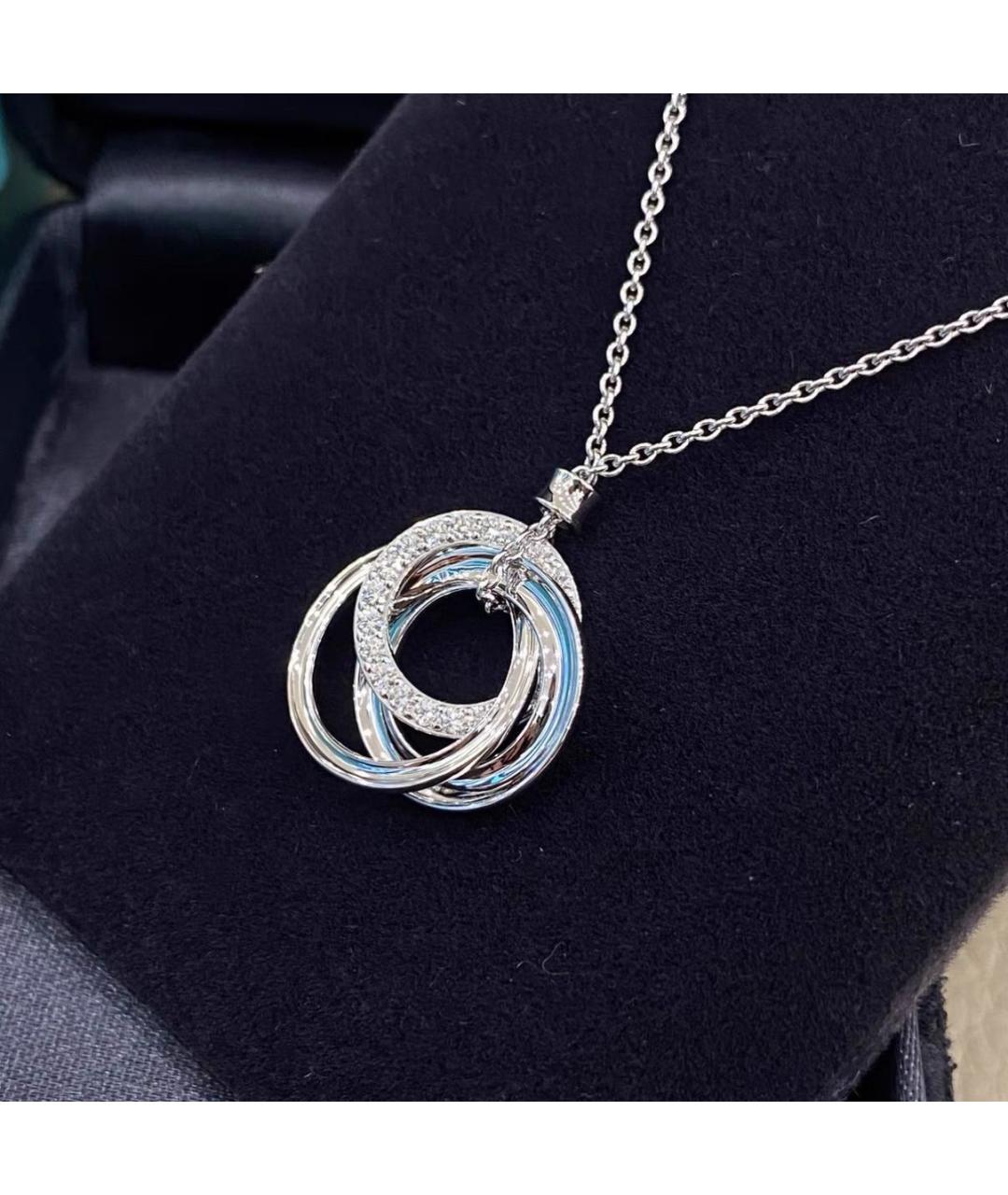 TIFFANY&CO Белая подвеска из белого золота, фото 5