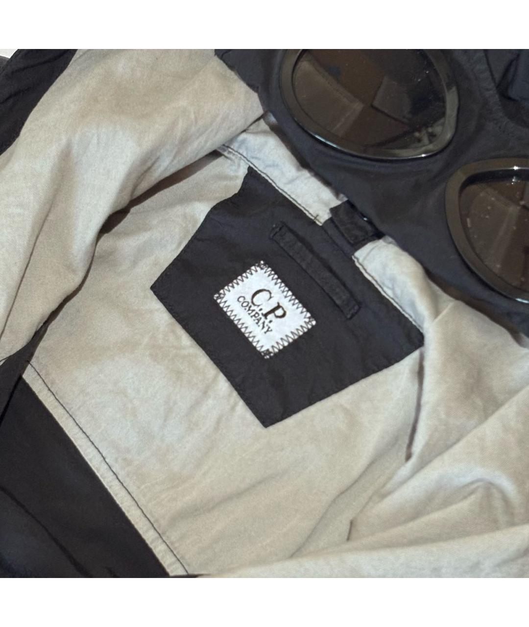 CP COMPANY Черная полиэстеровая куртка, фото 3