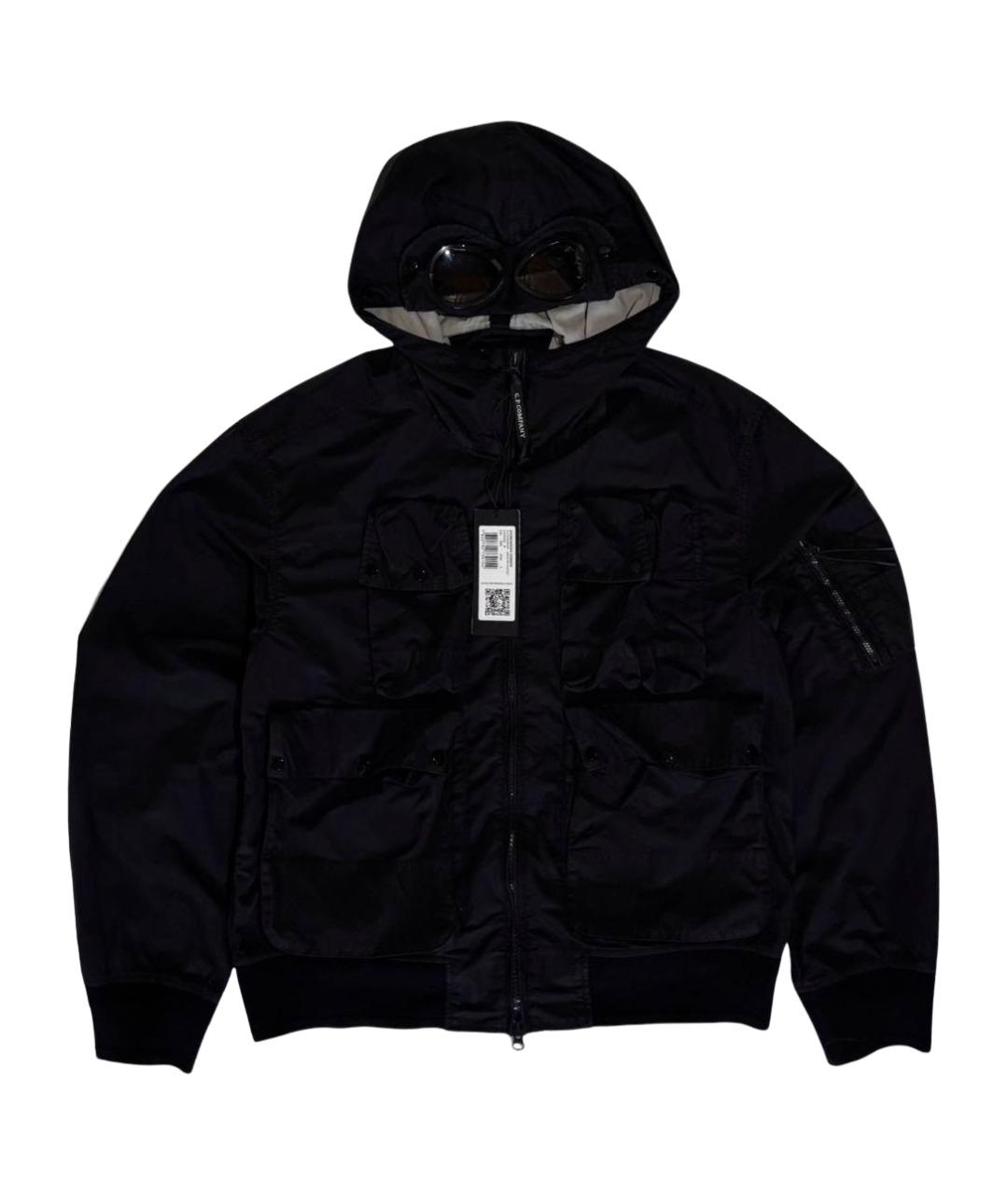 CP COMPANY Черная полиэстеровая куртка, фото 1