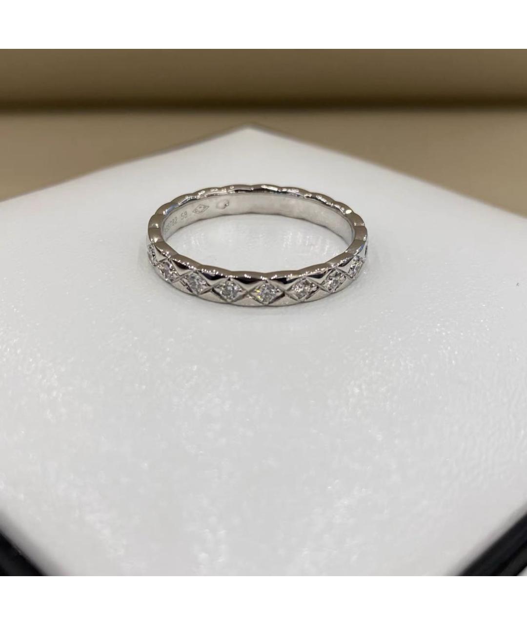 CHANEL Серебряное кольцо из белого золота, фото 7