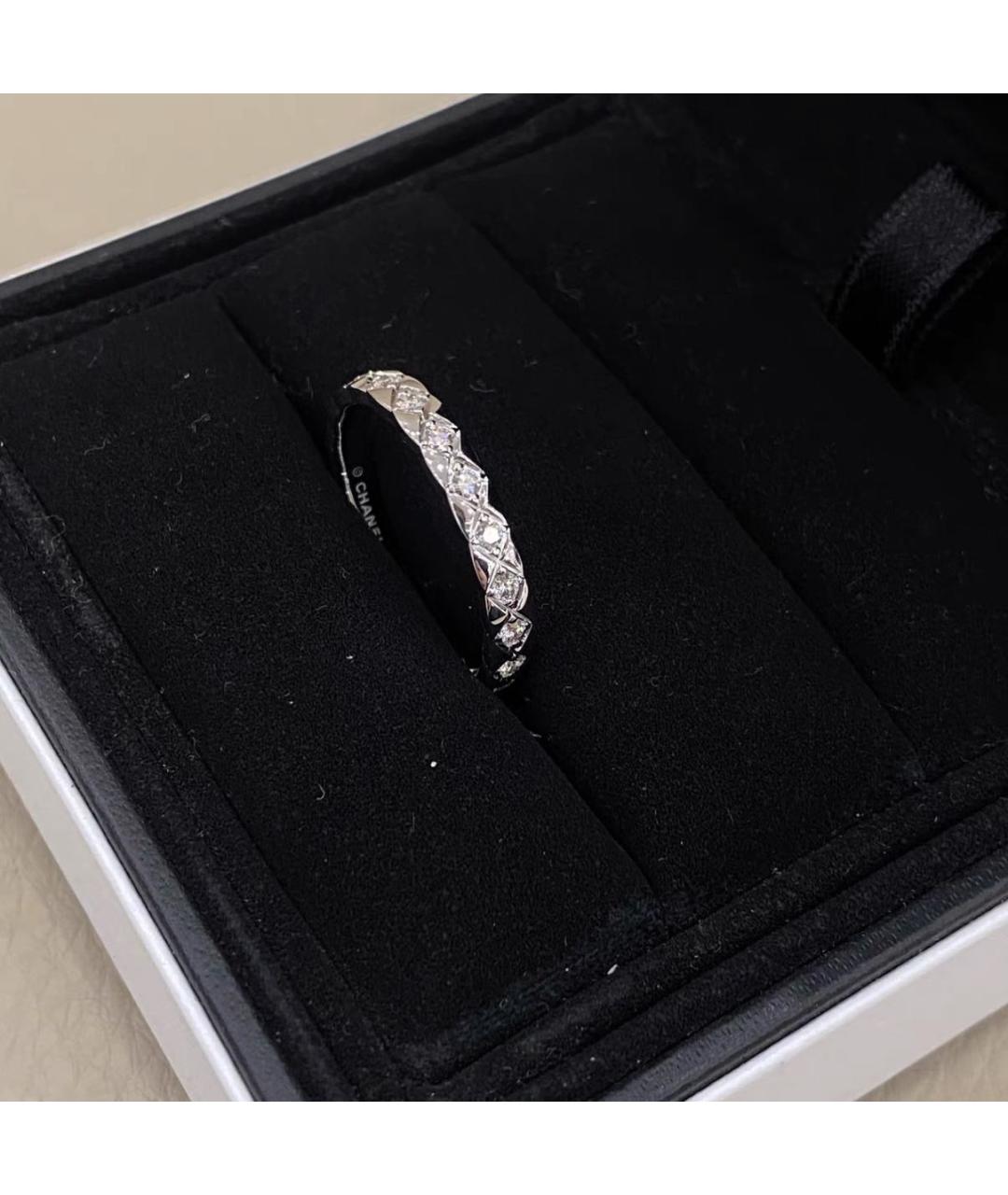 CHANEL Серебряное кольцо из белого золота, фото 2