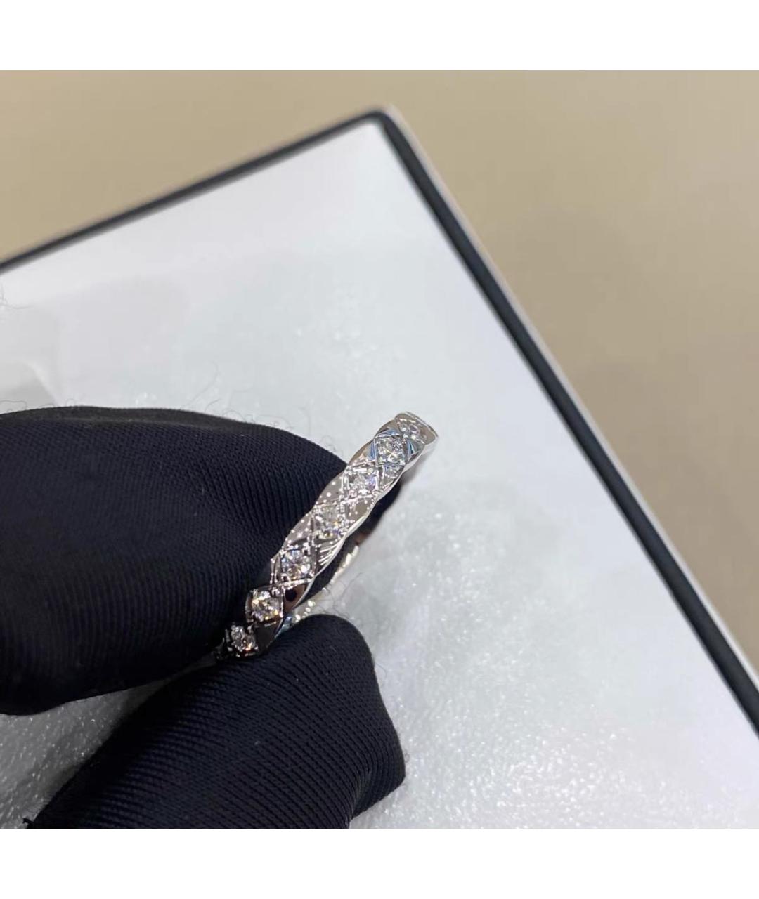 CHANEL Серебряное кольцо из белого золота, фото 4