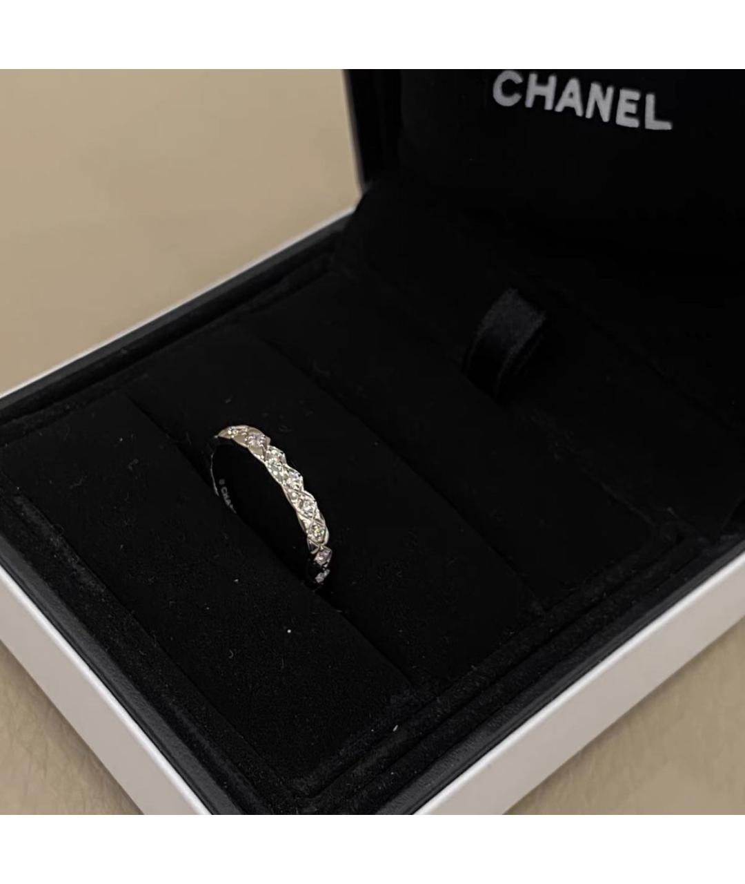 CHANEL Серебряное кольцо из белого золота, фото 3