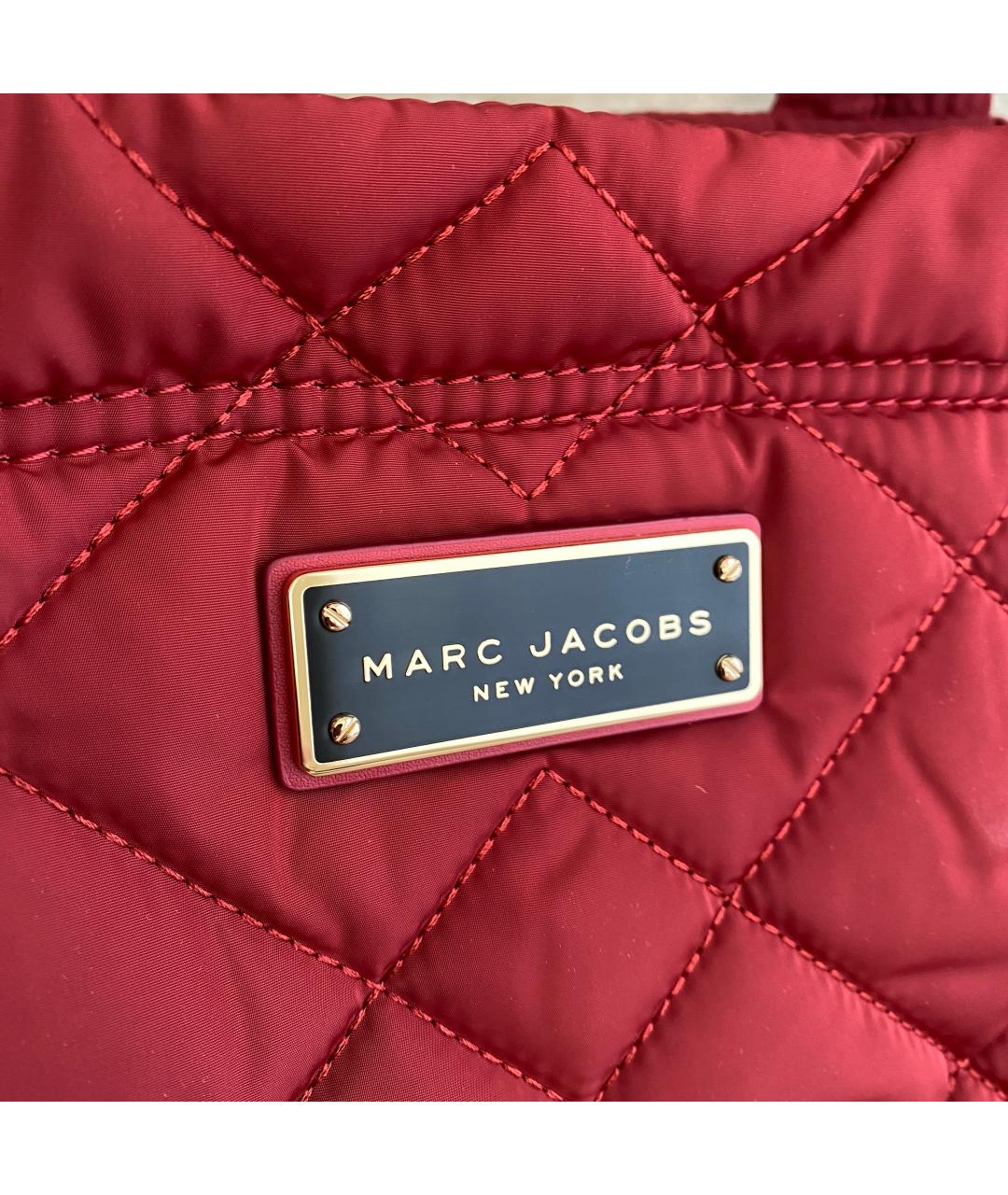 MARC JACOBS Красная тканевая сумка тоут, фото 6