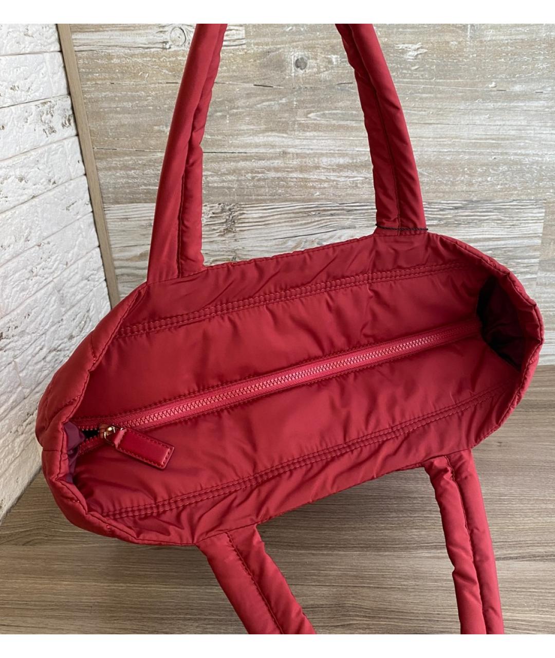 MARC JACOBS Красная тканевая сумка тоут, фото 4