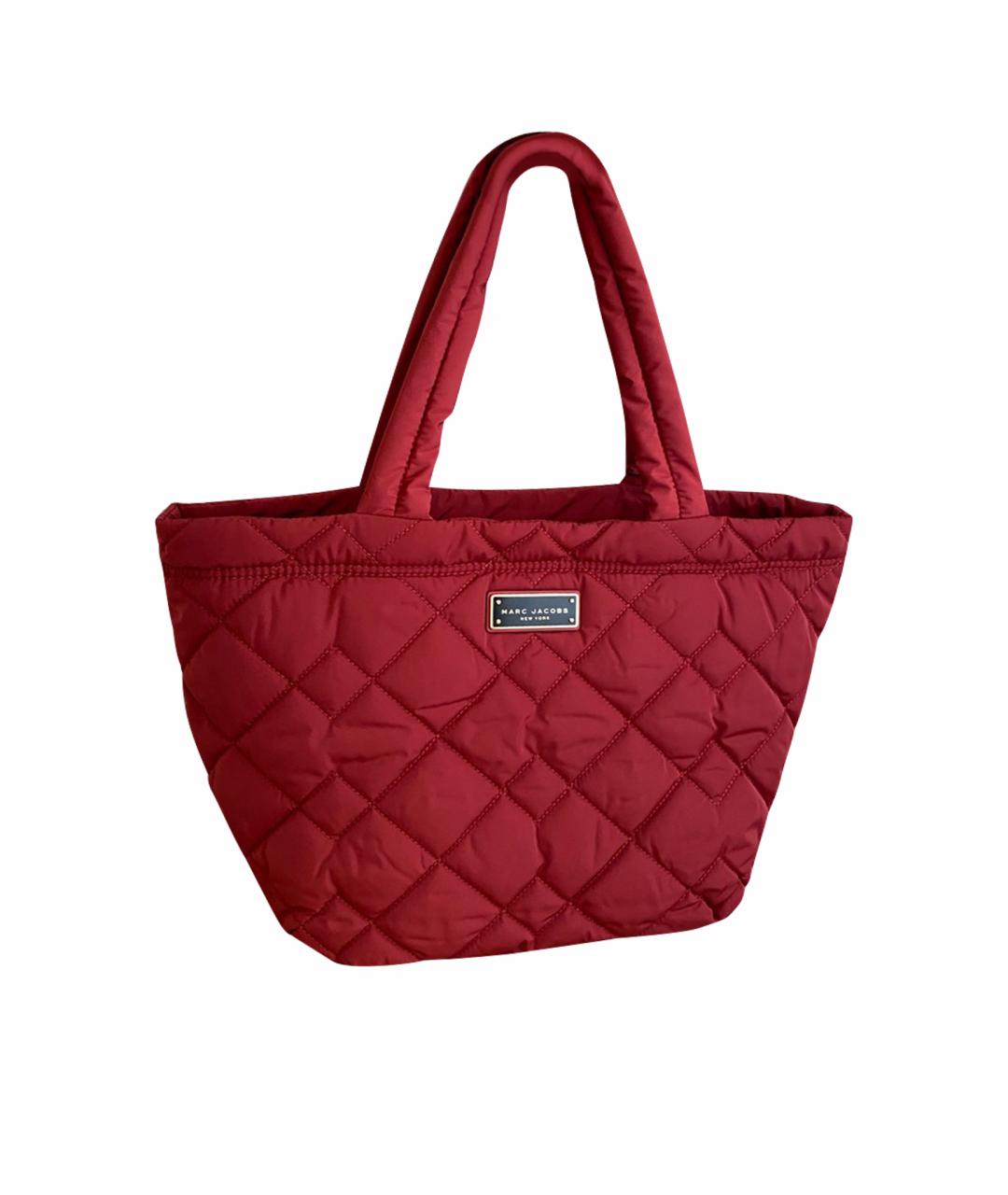 MARC JACOBS Красная тканевая сумка тоут, фото 1