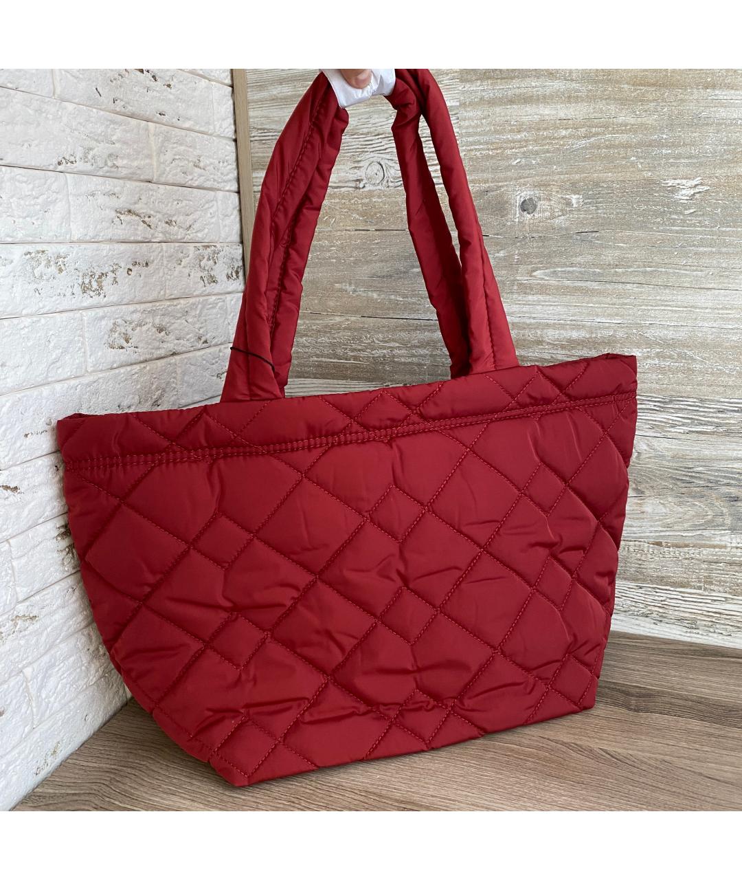 MARC JACOBS Красная тканевая сумка тоут, фото 3