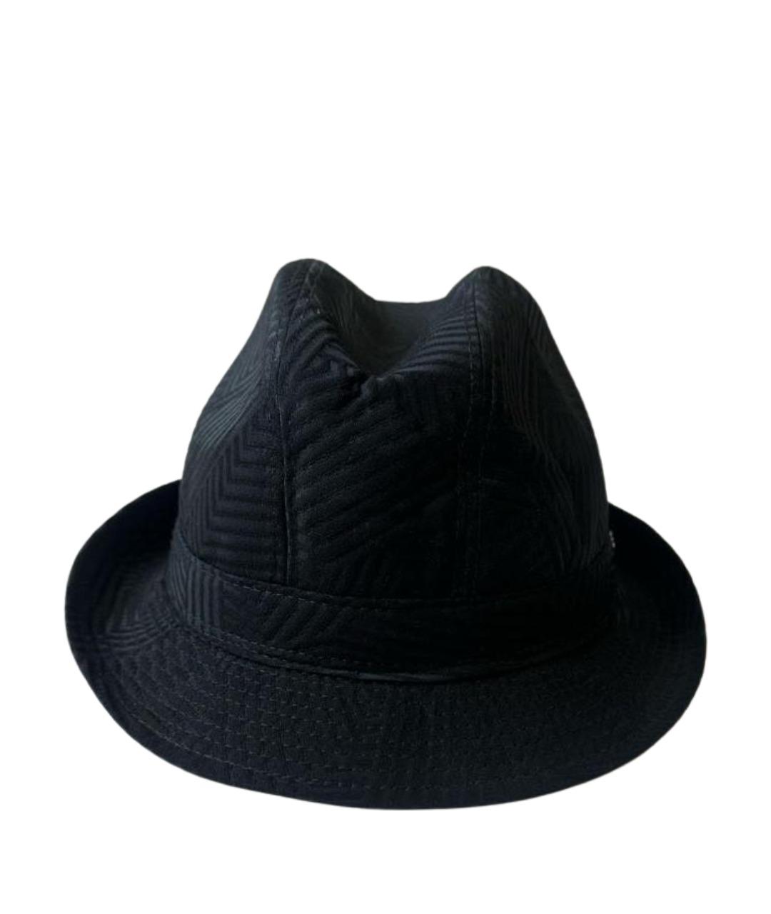 EMPORIO ARMANI Черная синтетическая шляпа, фото 1