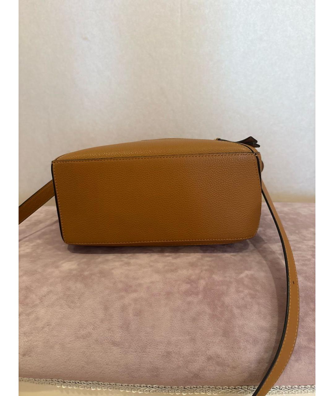 LOEWE Коричневая кожаная сумка тоут, фото 3