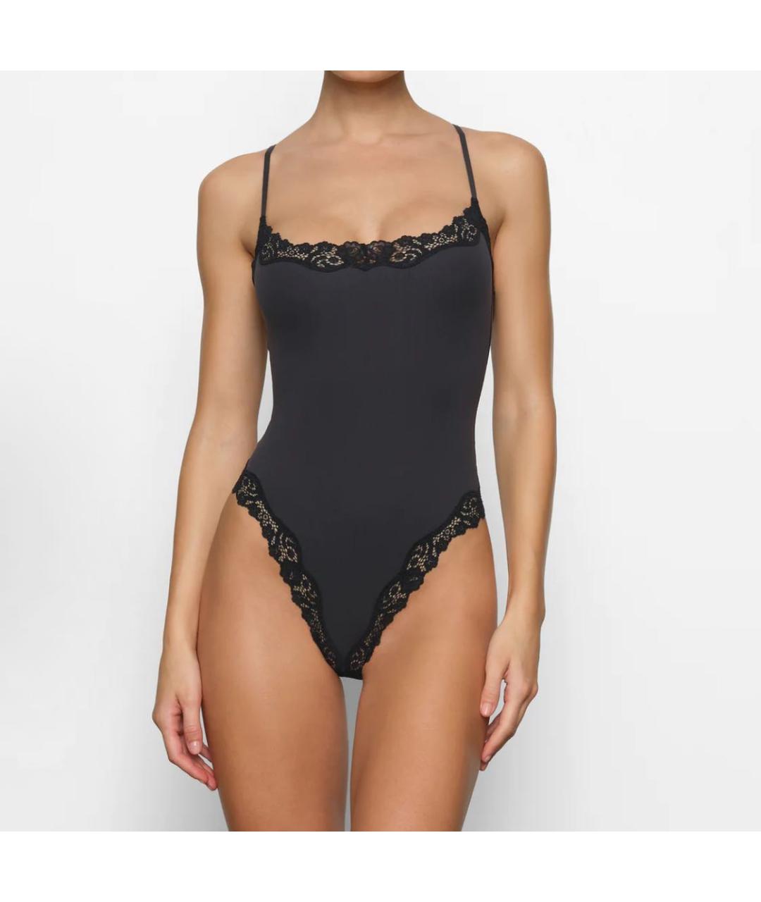 SKIMS Черное боди, фото 2