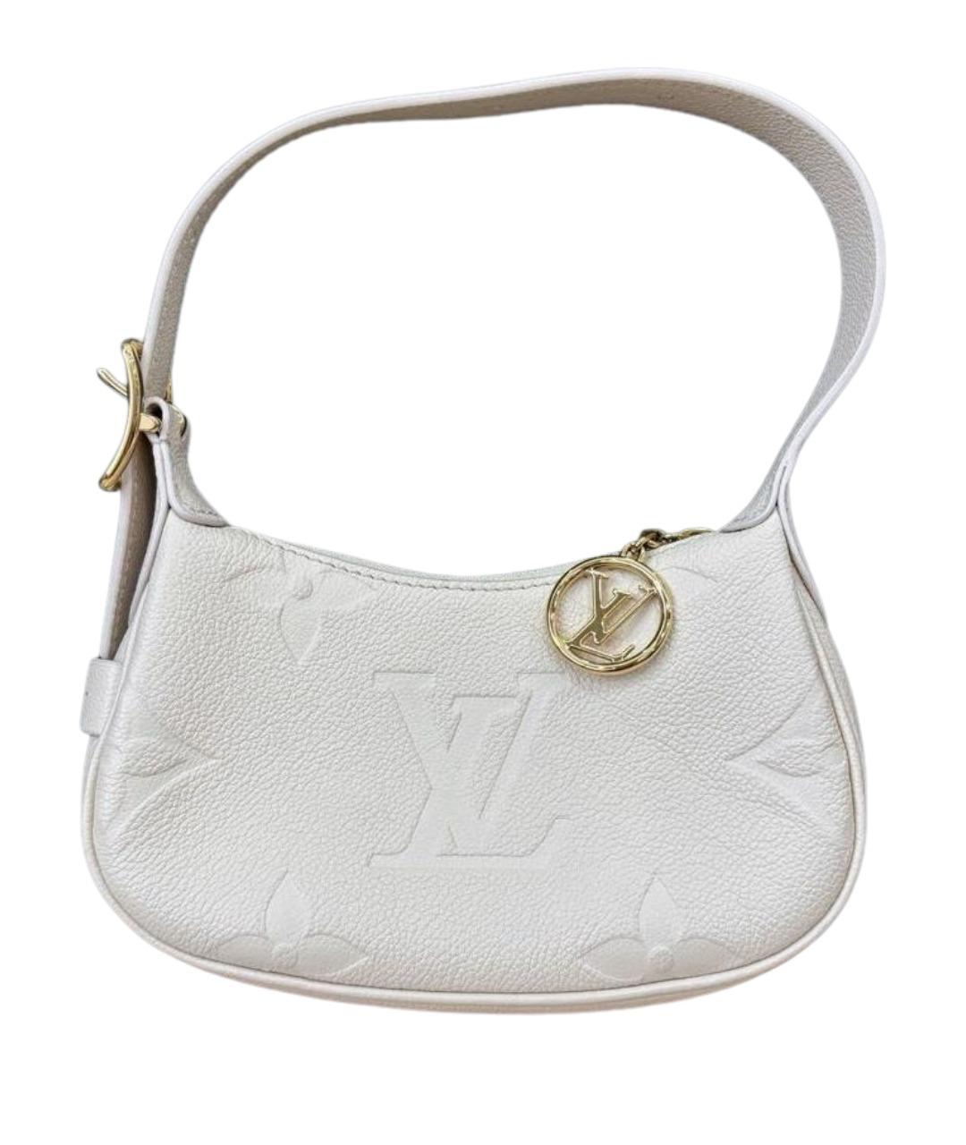 LOUIS VUITTON Белая кожаная сумка через плечо, фото 1