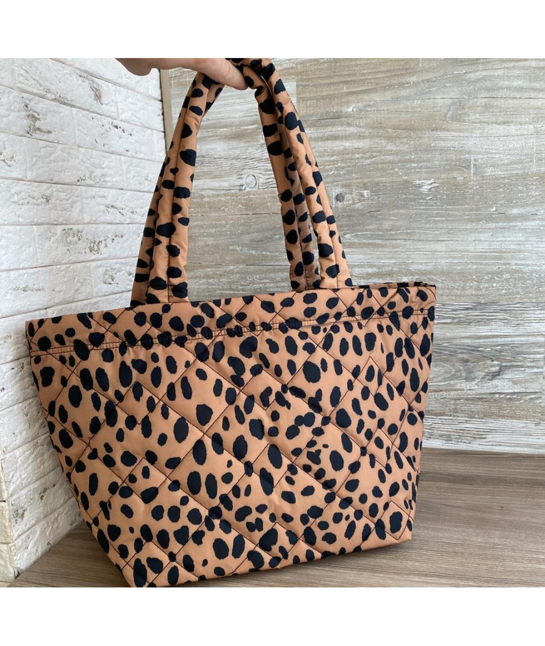 MARC JACOBS Коричневая тканевая сумка тоут, фото 3