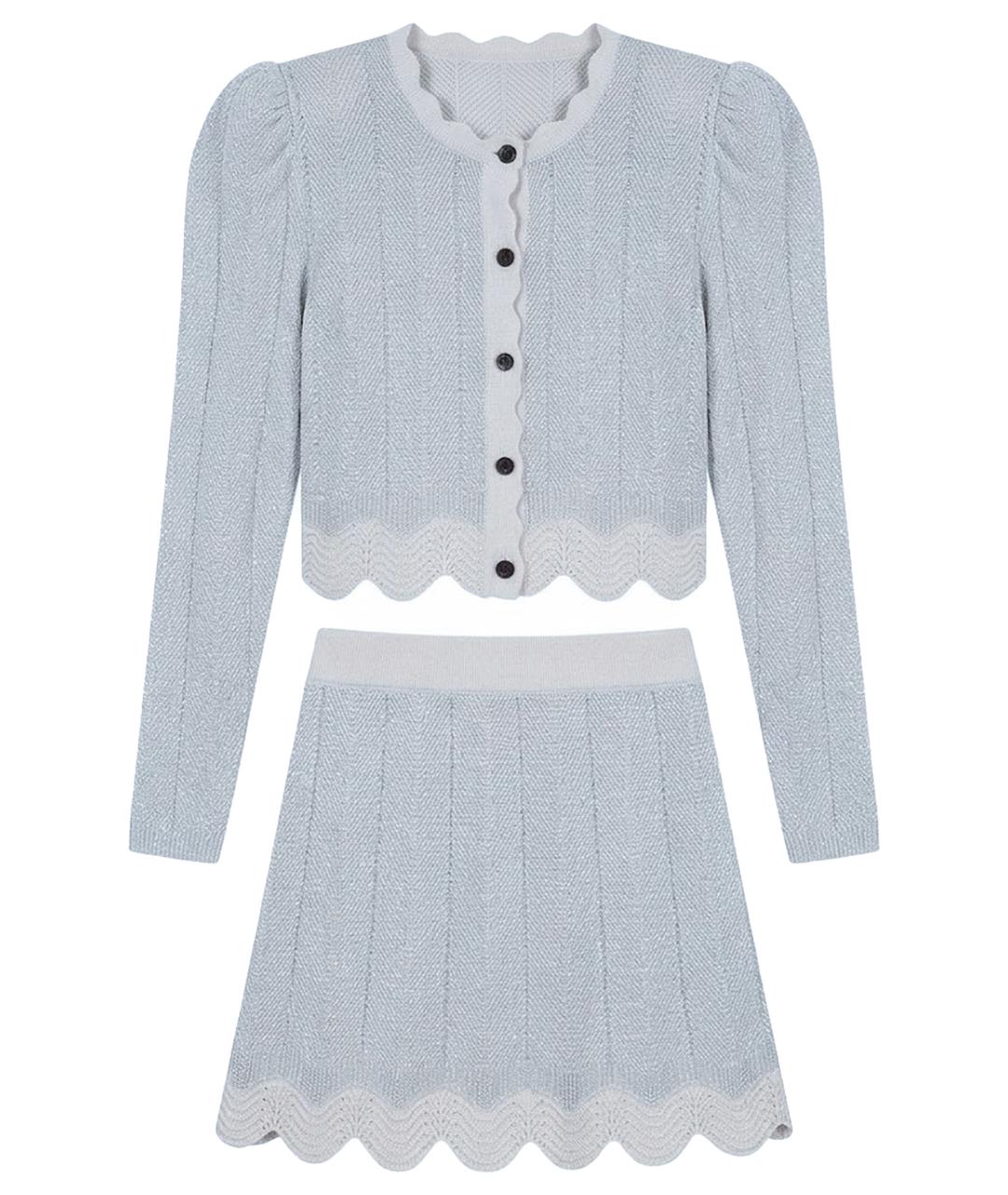 ULYANA SERGEENKO Розовый костюм с юбками, фото 1