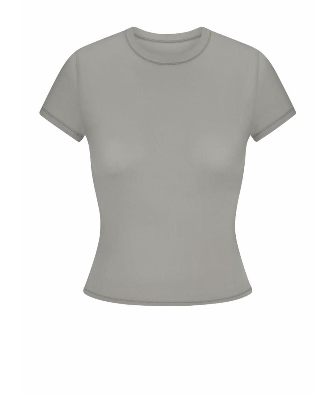 SKIMS Серая футболка, фото 1