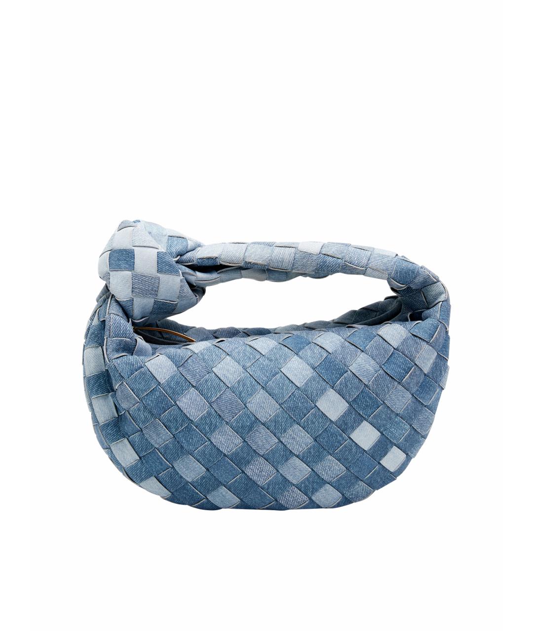 BOTTEGA VENETA Синяя деним сумка тоут, фото 1