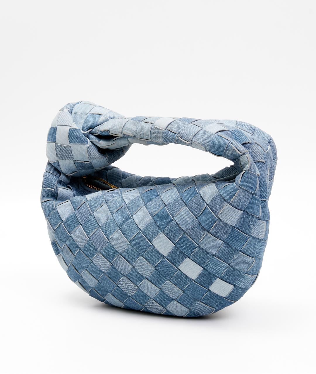 BOTTEGA VENETA Синяя деним сумка тоут, фото 2