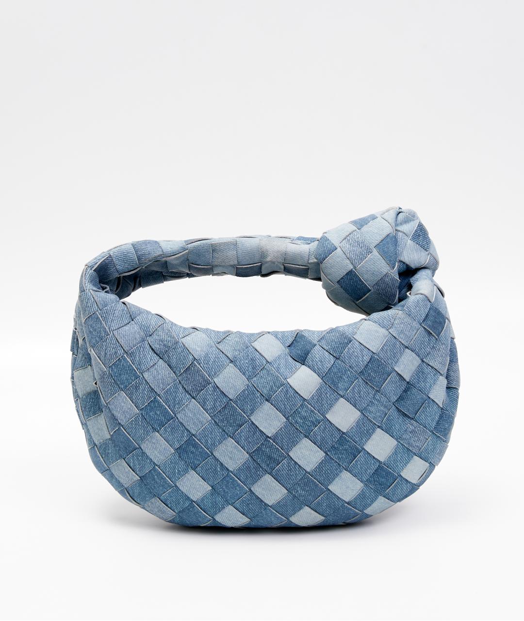 BOTTEGA VENETA Синяя деним сумка тоут, фото 3