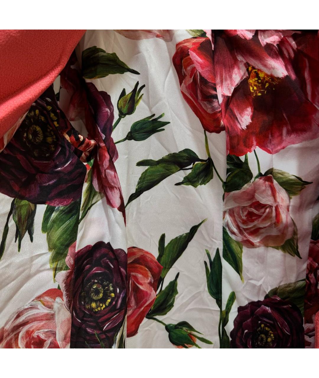 DOLCE&GABBANA Коралловое шерстяное пальто, фото 4