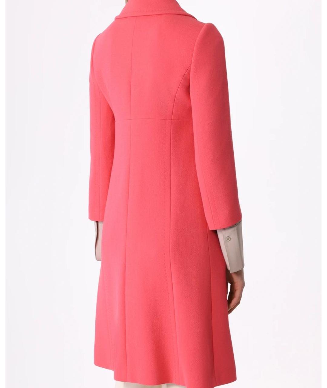 DOLCE&GABBANA Коралловое шерстяное пальто, фото 2