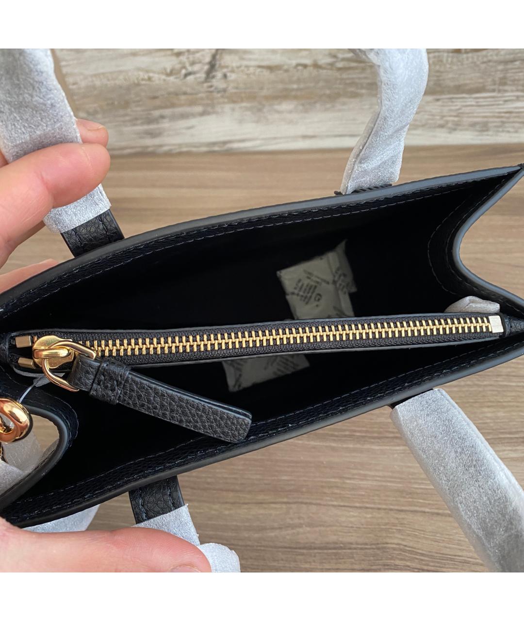 MARC JACOBS Коричневая кожаная сумка с короткими ручками, фото 5