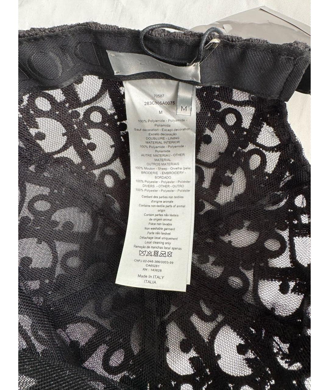 CHRISTIAN DIOR Черная кепка, фото 5