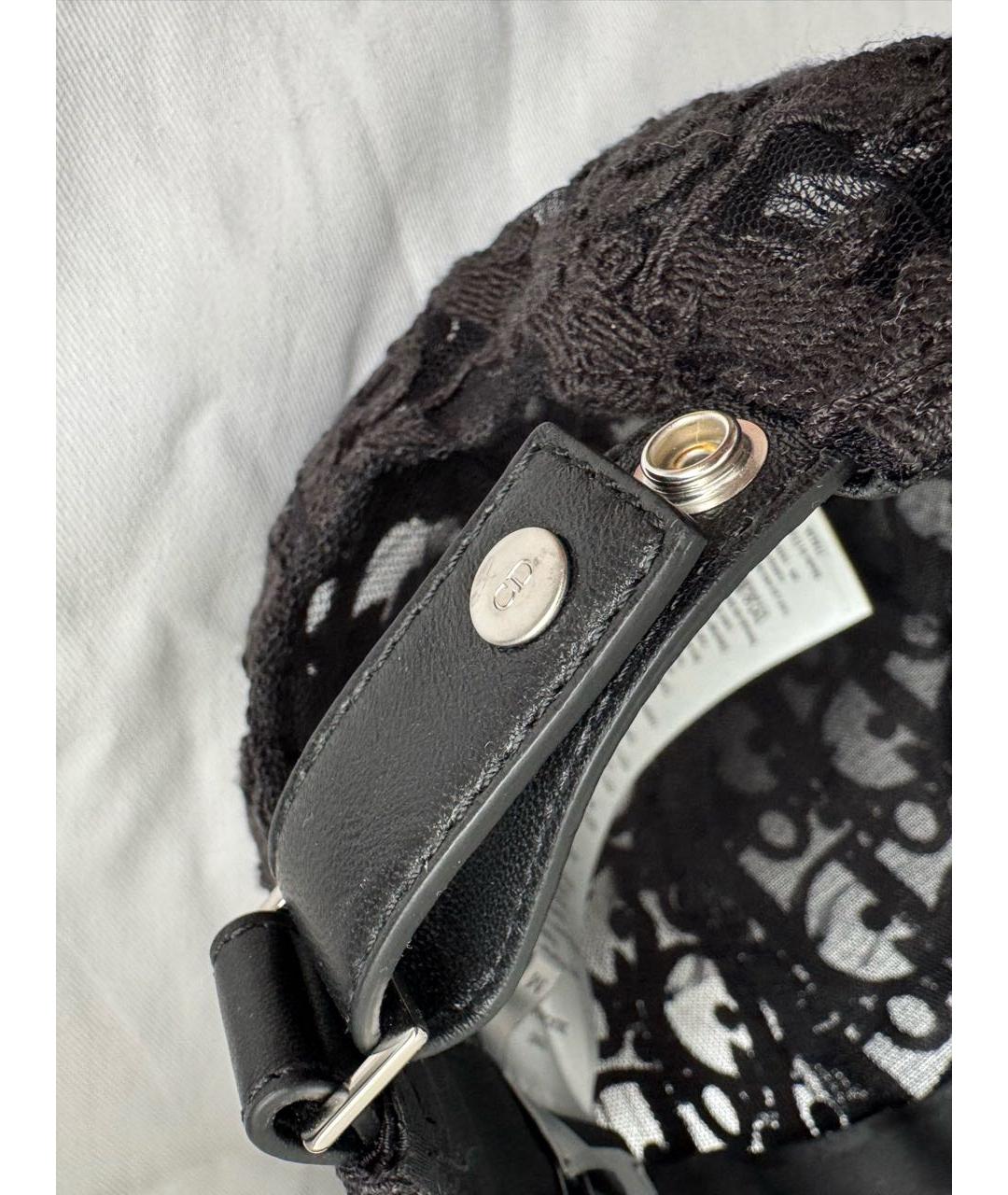 CHRISTIAN DIOR Черная кепка, фото 4