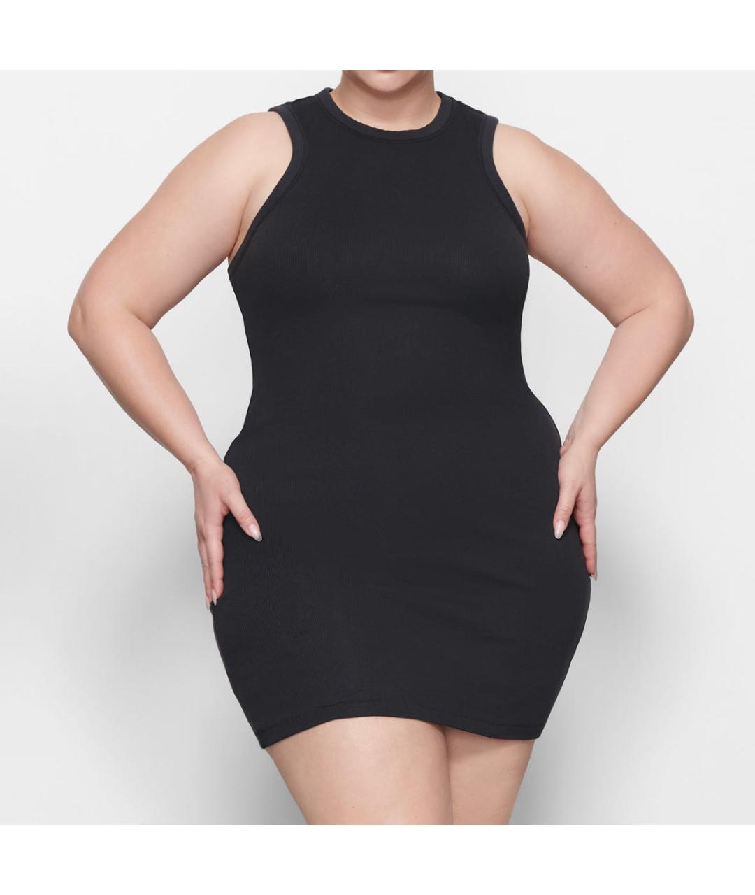 SKIMS Черное повседневное платье, фото 3