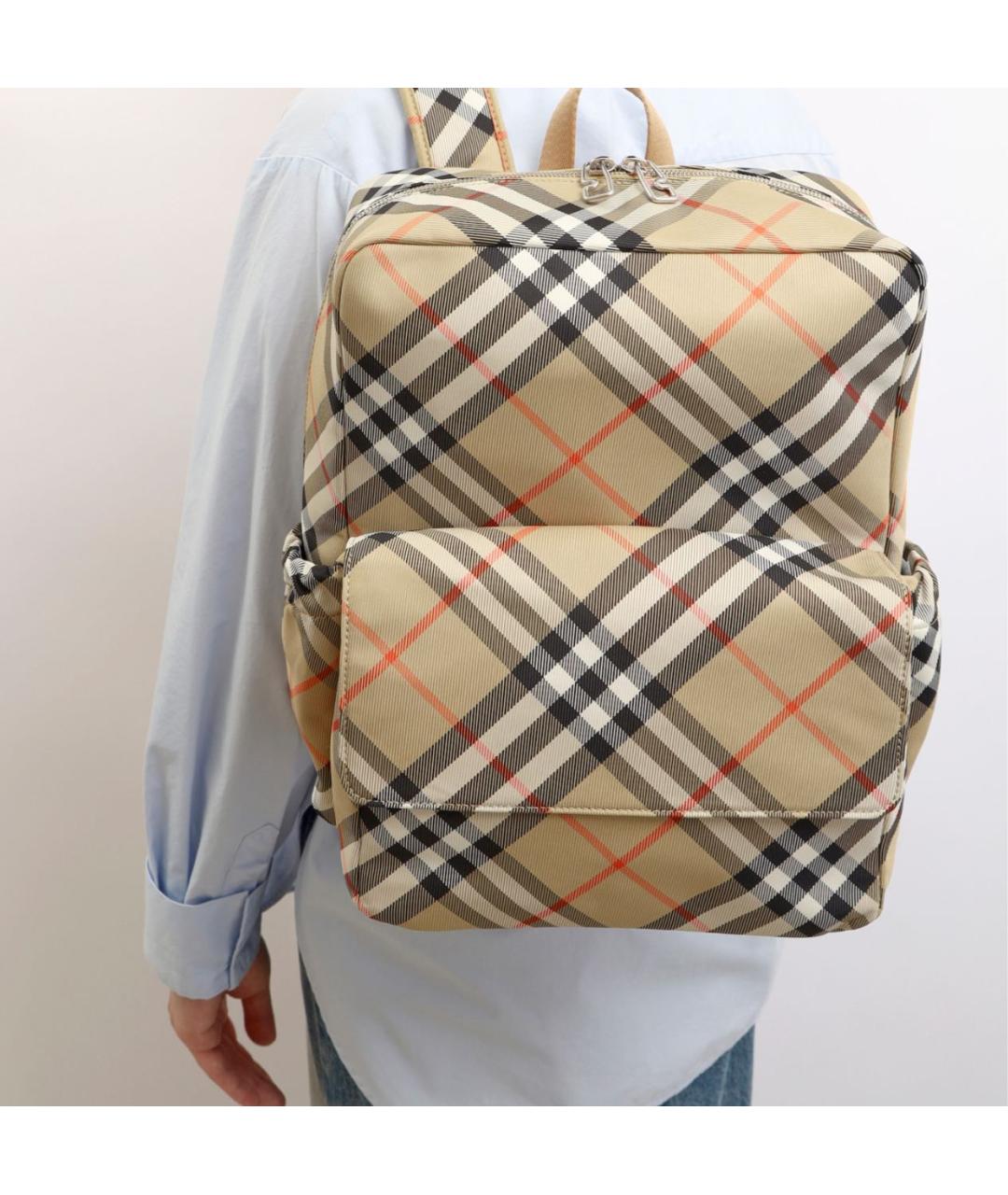 BURBERRY Бежевый рюкзак, фото 3