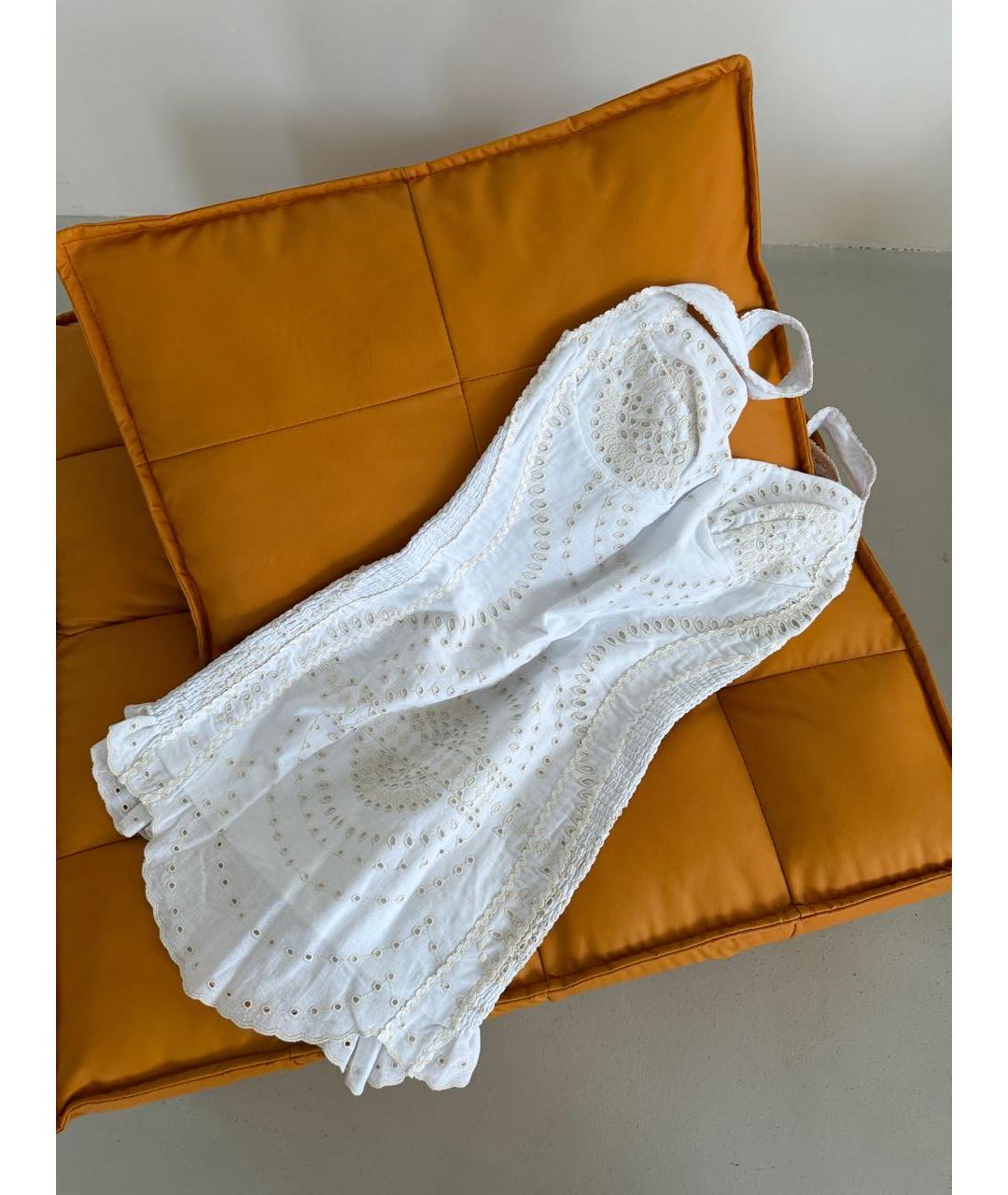 CHARO RUIZ Белый сарафан, фото 3