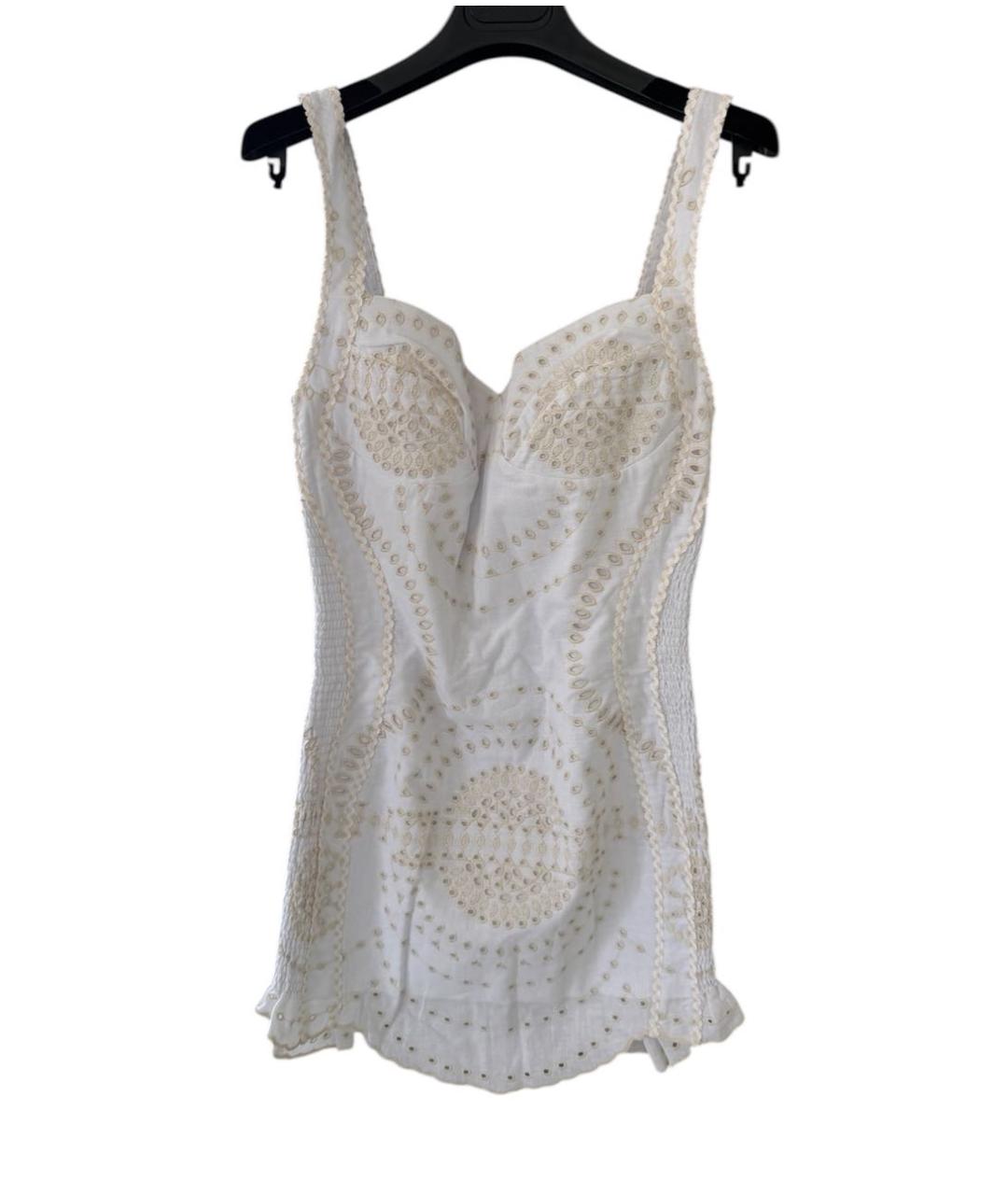 CHARO RUIZ Белый сарафан, фото 8