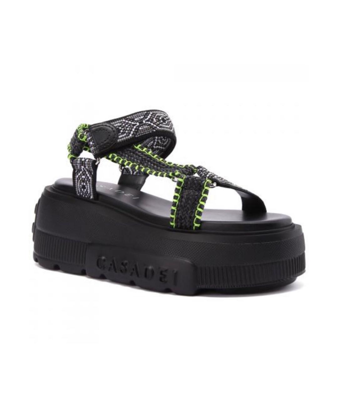 CASADEI Текстильные босоножки, фото 5