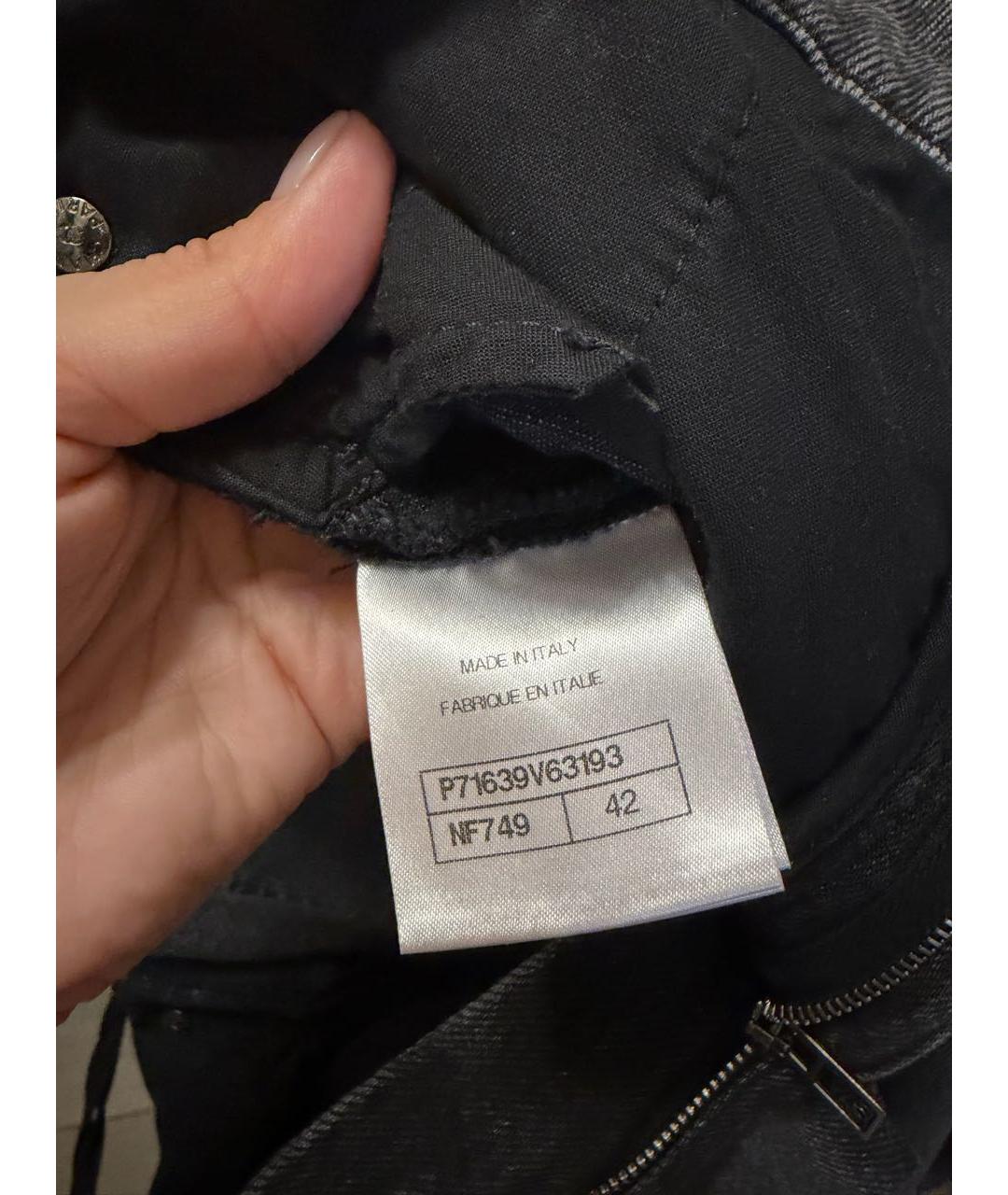 CHANEL Серые прямые джинсы, фото 3