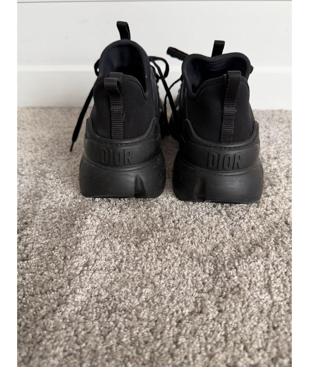 CHRISTIAN DIOR Черные текстильные кроссовки, фото 3