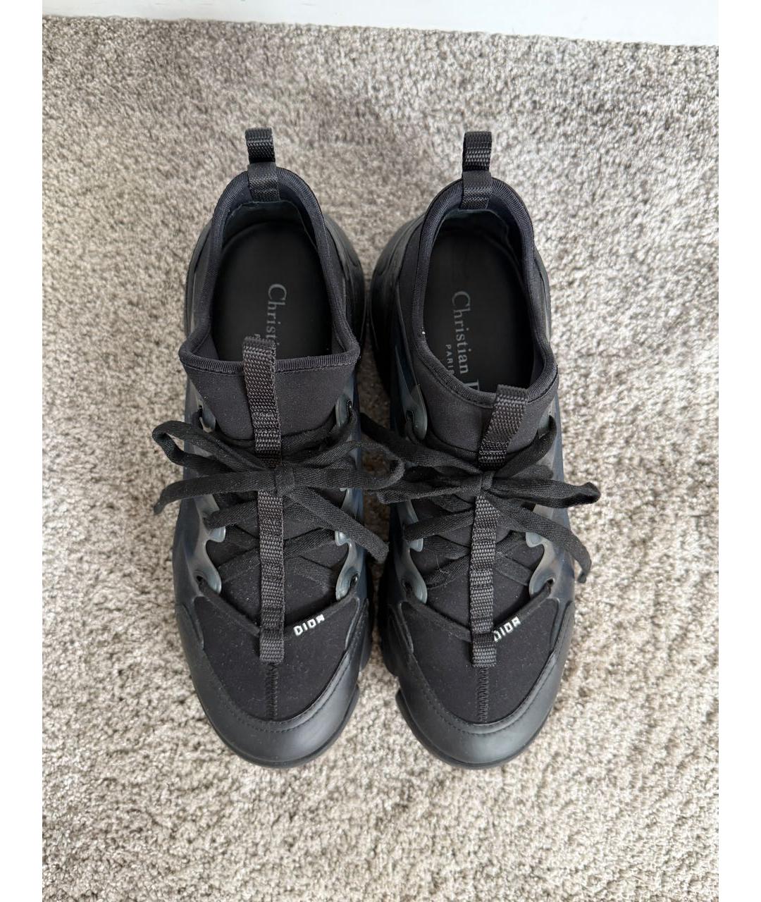 CHRISTIAN DIOR Черные текстильные кроссовки, фото 2