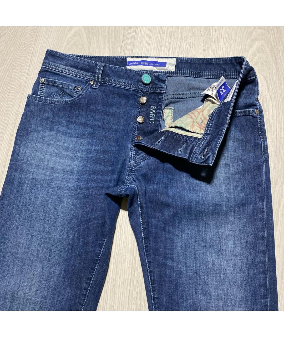 JACOB COHEN Синие джинсы скинни, фото 4
