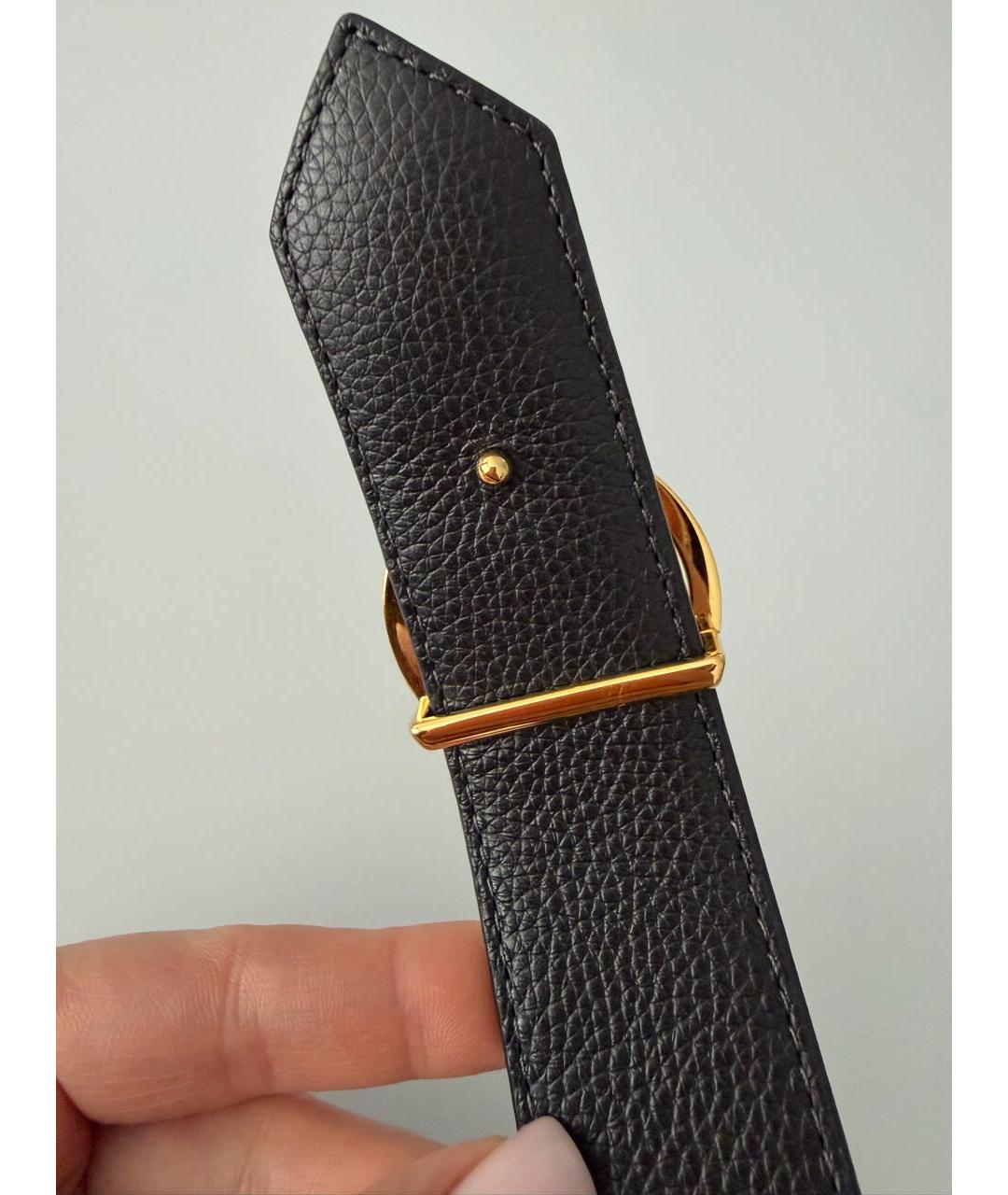 LOUIS VUITTON Коричневый ремень, фото 2