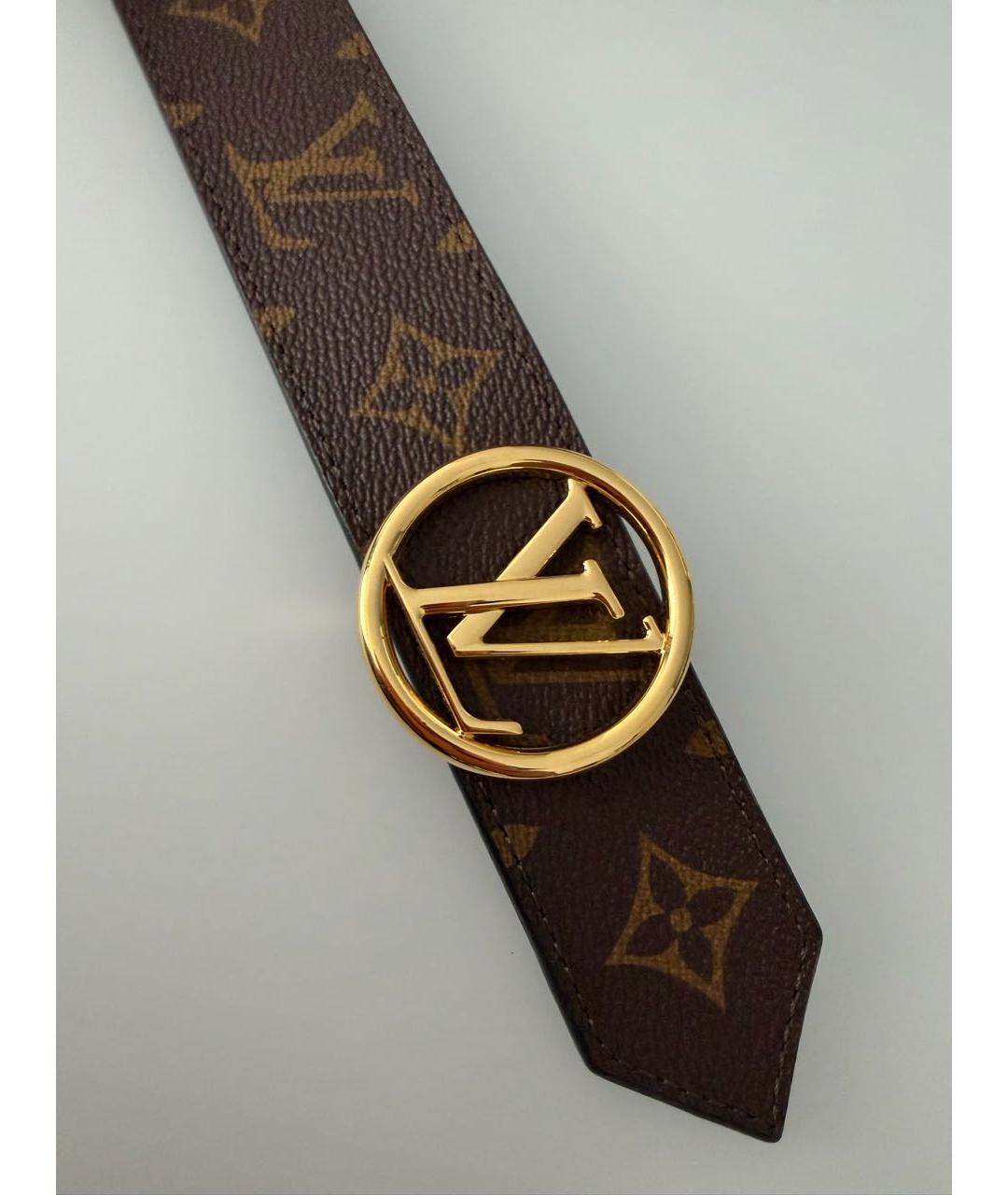 LOUIS VUITTON Коричневый ремень, фото 8