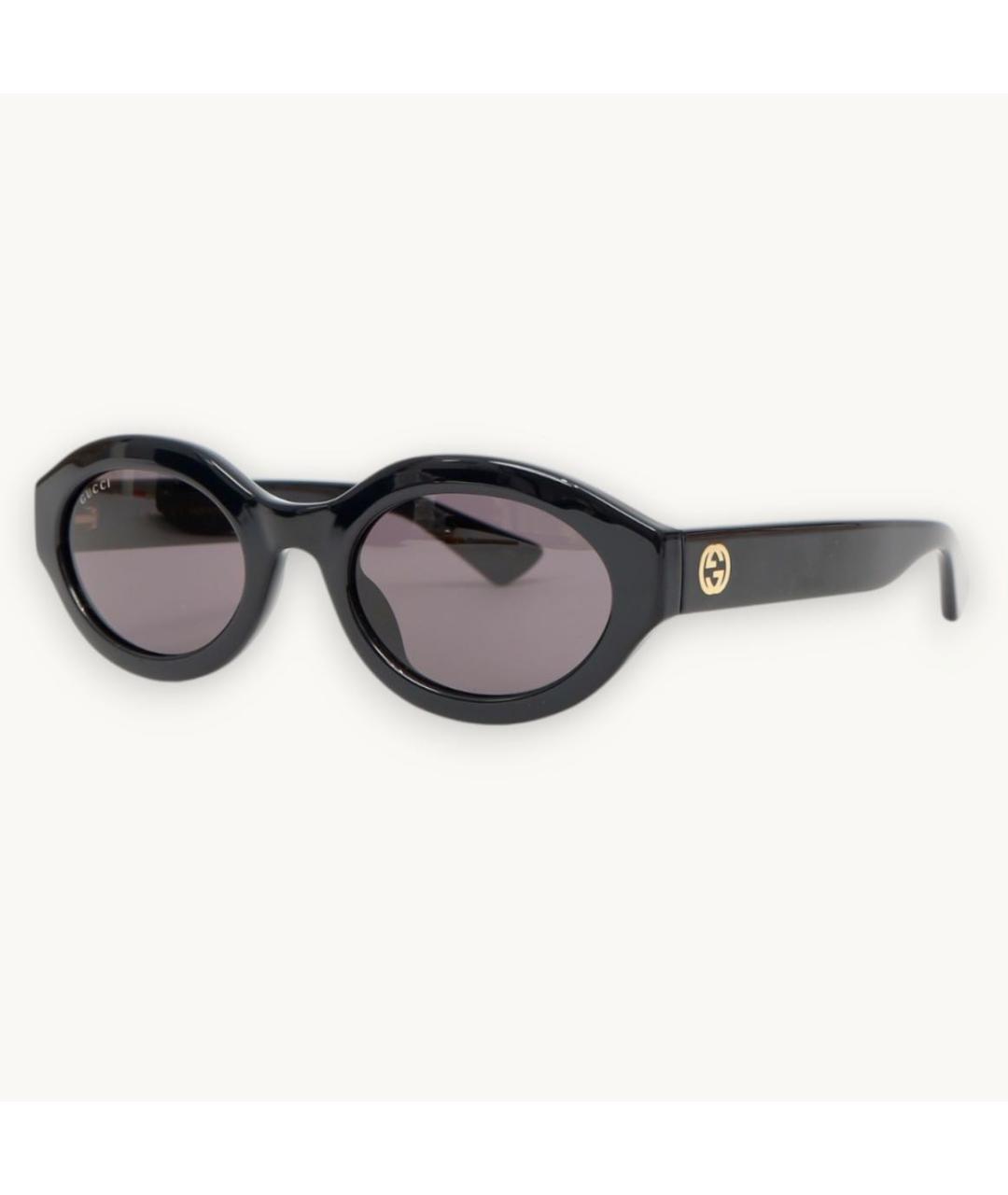 GUCCI Черные пластиковые солнцезащитные очки, фото 9