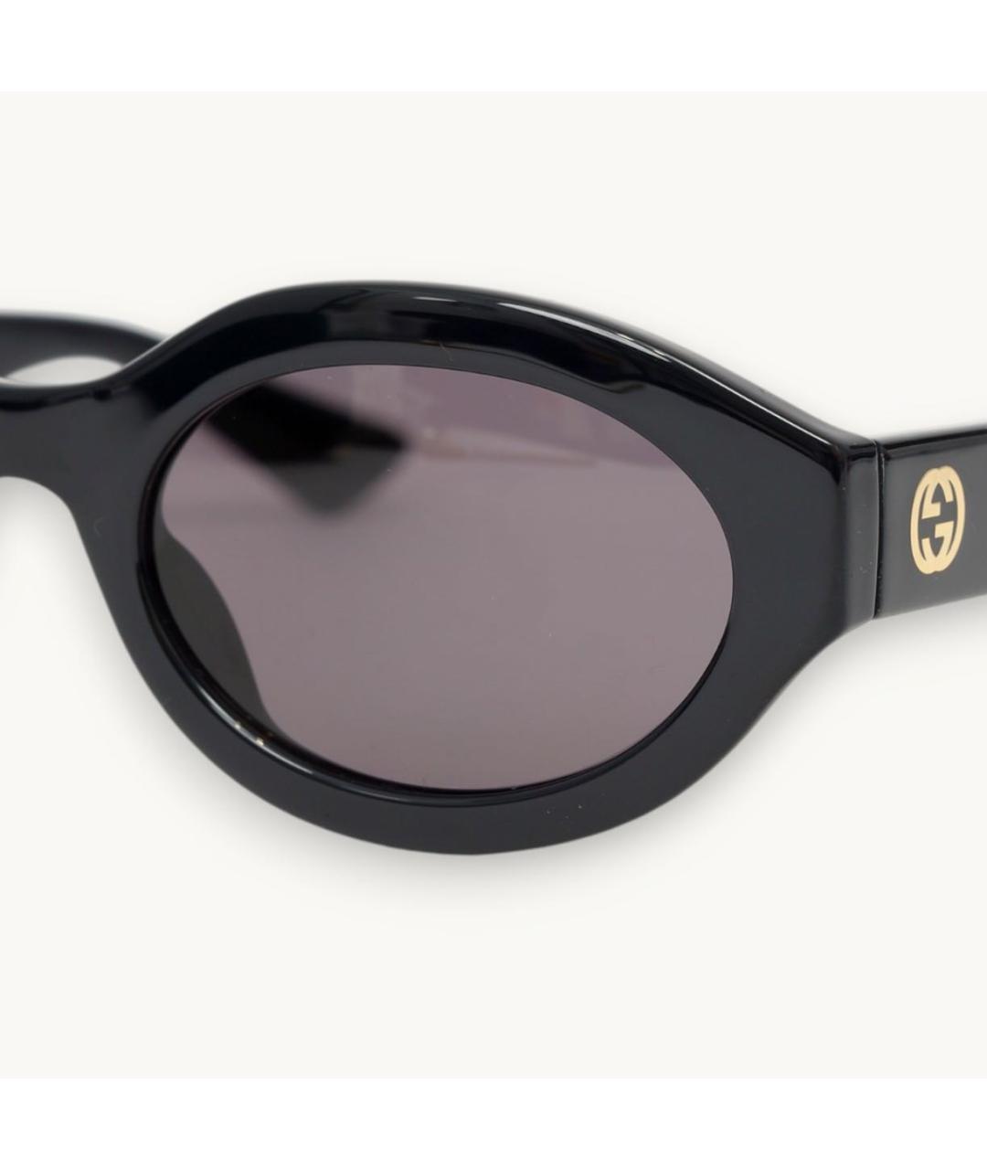 GUCCI Черные пластиковые солнцезащитные очки, фото 7
