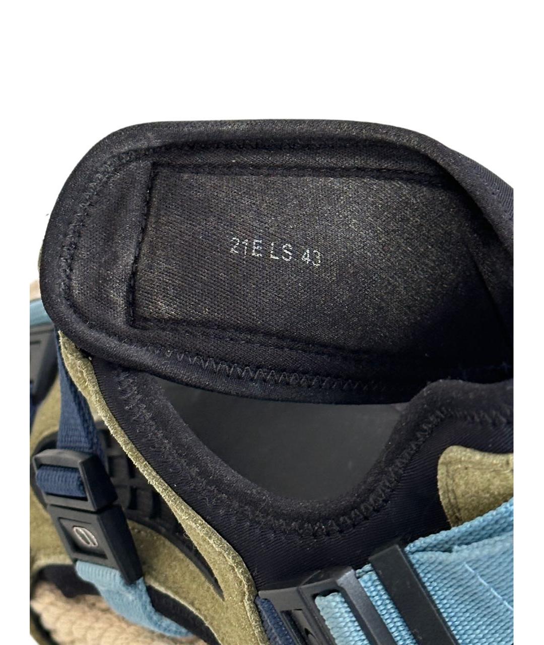 CHRISTIAN DIOR Хаки замшевые сандалии, фото 7